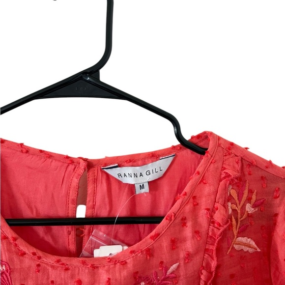 Anthropologie NEW Ranna Gill Basilia Embroidered Tunic - Picture 4 of 8